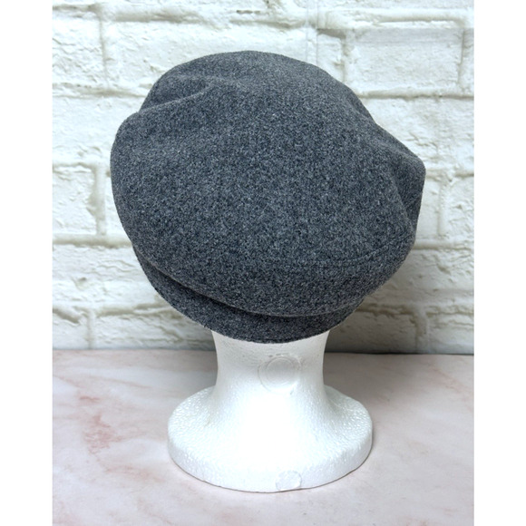 Women's Hat Gray News Boy Fiddler Sailor‎ Gray Cap - Picture 7 of 14